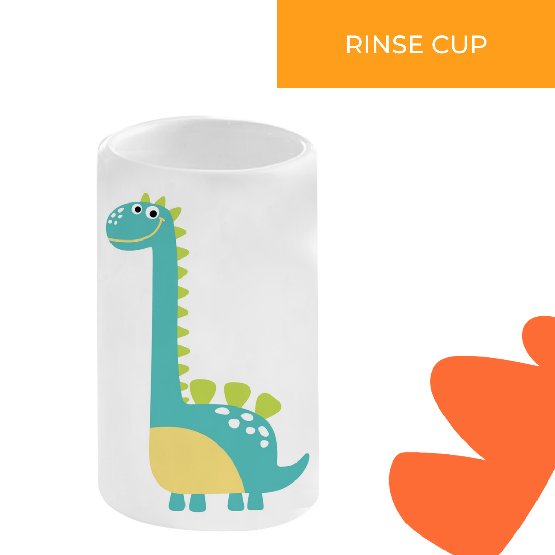 Dinosaur 3 Pieces Fun Bathroom Accessories Set for kids